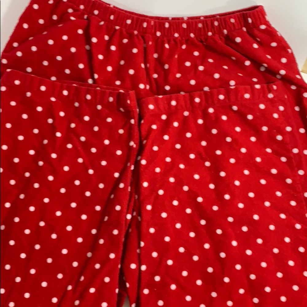 Charter club pajama pants size L Red C